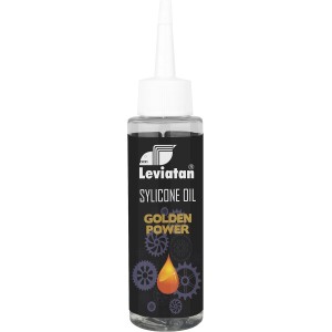LEVIATAN Transparent Silicone Oil, 100 ml, Silicone Oil Protects Rubber Seals, Lubricates Locks and Hinges, Secures Screw Connections and Lubricates Bearings