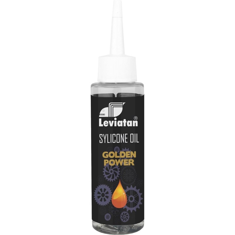 LEVIATAN Transparent Silicone Oil, 100 ml, Silicone Oil Protects Rubber Seals, Lubricates Locks and Hinges, Secures Screw Connections and Lubricates Bearings