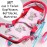 PinkZebra Set of 3 Doll's Bed Linen for Dolls up to 43 cm, Doll Bedding 3-Piece Set, Blanket + Pillow + Mattress, Doll Bedding with Mattress for Doll Bed, Made of Cotton, It's a Girl