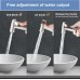 Bidet Stainless Steel Hand Held Bidet Muslim Stainless Steel Shower and Baby Cloth Nappy Spray Kit - with Tap Dispenser, Hose and Hook Toilet or Wall Mount