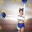 GEFIRE Pompoms Cheerleading 2 Pieces Cheerleader Pompoms Sports Squad Cheerleader Pompoms Metallic Cheerleader Pompoms Cheerleading Pompoms Dance Pompoms Sports Game Team Spirit