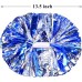 GEFIRE Pompoms Cheerleading 2 Pieces Cheerleader Pompoms Sports Squad Cheerleader Pompoms Metallic Cheerleader Pompoms Cheerleading Pompoms Dance Pompoms Sports Game Team Spirit