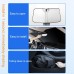 Sun Protection Car Windscreen 140 x 70 cm Car Windscreen Sun Visor, Car Sun Protection Front Windscreen Inside, Sun Visor Front Foldable Blocks UV Rays Sun Visor Protection