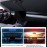 Sun Protection Car Windscreen 140 x 70 cm Car Windscreen Sun Visor, Car Sun Protection Front Windscreen Inside, Sun Visor Front Foldable Blocks UV Rays Sun Visor Protection