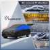 GUNHYI Waterproof and Breathable Full Car Cover for Porsche 911, CLA, Model 3, BMW 2 Series, A Class, Corolla, Mazda 3 etc. Protection from Rain, Sun and Dust (450 to 470 cm) 3L