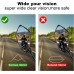 Universal Motorcycle Rear View Mirror, Handlebar End Mirror, Side Mirror with M8 M10, E-Approved for Scooters, Moped, ATV
