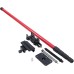 TOPWAY Laser Level Telescopic Pole 115-350 cm Adjustable Height Telescopic Levelling Bar Extendable from Floor to Ceiling with Bracket and Nylon Bag
