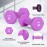 Yes4All Hex Neoprene Dumbbells Set Weights for Strength Training Yoga Pilates - Dumbbells Set of 2 Dumbbells Set for Women Men