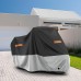 Favoto Motorcycle Tarpaulin Outdoor Motorcycle Cover Waterproof Dustproof UV Protection with Lock Hole Windproof Buckle Oxford Fabric XXL Black Silver 245 cm x 105 cm x 125 cm