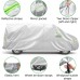 CICMOD Car Cover Full Garage Replacement for V-W T5 T6 Transporter Motorhome Car Cover Outdoor Waterproof Large with Side Door Zippers Weatherproof UV-Resistant Silver