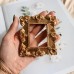 10 x Vintage Resin Photo Frames Oval Frame Antique Photo Frame Mini Table Decoration Christmas Decoration (5 Different Shapes)
