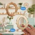 10 x Vintage Resin Photo Frames Oval Frame Antique Photo Frame Mini Table Decoration Christmas Decoration (5 Different Shapes)