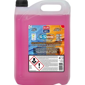 krafft Car Antifreeze 40% G12 EVO Coolant Pink 5 Litre