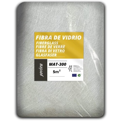 JOVIRA PINTURAS Fibreglass MAT-300 Fibreglass Repair All Types of Connections (5m2)