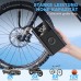 CARSUN Electric Air Pump, 150 PSI Electric Bicycle Pump, Portable Battery Air Pump, Battery Compressor with LED Light, Mini Battery Bicycle Pump for Car, Moto, Bicycle, Swimming Ring etc.