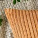 EMEMA Cushion Cover, Corduroy Decorative Cushion Cover, Sofa Cushion, Cord Cushion Cover, Decorative Soft Cushion Covers for Sofa, Armchair, Home, Bedroom, 40 x 40 cm – Burnt Orange