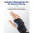 Fitomo Wrist Wraps with 3 Metal Splints and Soft Thumb Opening Bandage Wrist for Carpal Tunnel Arthritis Tendonitis Sprains Night Sleep Wrist Brace