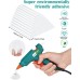 Dweyka Hot Glue Gun, Glue Gun with 75 Pieces Hot Glue Sticks, Glue Sticks for DIY Small Crafts and Quick Repairs in Home and Office, 20 W Glue Guns