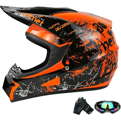 Youth Offroad Motocross Helmets, Bicycle Helmets for Boys and Girls, Personalised Motorcycle Helmets, CE Standards