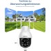 AOSU 2K Solar Surveillance Camera Outdoor Battery, Outdoor Camera with 360° Surveillance, Automatic Person Tracking, 10 m Colour Night Vision, Light and Sound Alarm, 2-Way Audio, Remote Viewing