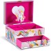 CRAZE Galupy Unicorn Children's Jewellery Box with Music Box, Jewellery Box Girls with Rotating Unicorn, Drawer and Mirror