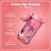 Ion8 Children's Water Bottle, 350 ml, Leak-Proof, One-Handed Opening, Secure Locking, Dishwasher Safe, BPA-Free, Carry Handle, Flip Lid, Easy to Clean, Climate Neutral, Unicorn Design