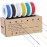TUOFENG 30AWG кабел с твърда сърцевина 6 различни цвята 100 фута или 100 фута PVC кабел с калайдисана медна жица 0,60 мм (0,60 мм) комплект кабели