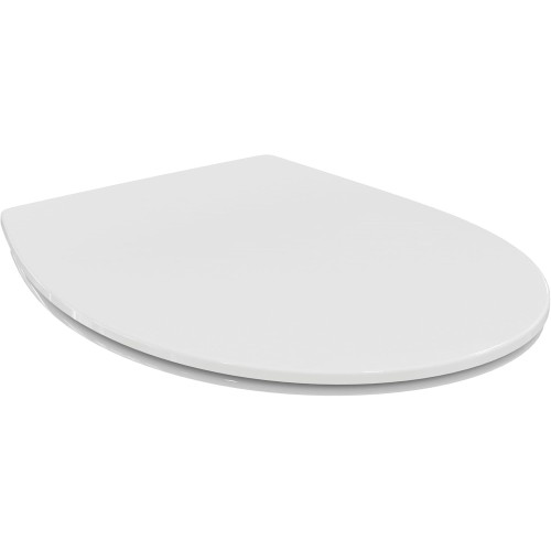 Ideal Standard Original Toilet Seat for Standard Toilets with Soft Close Mechanism - Universal Design Made of Duroplast in White
