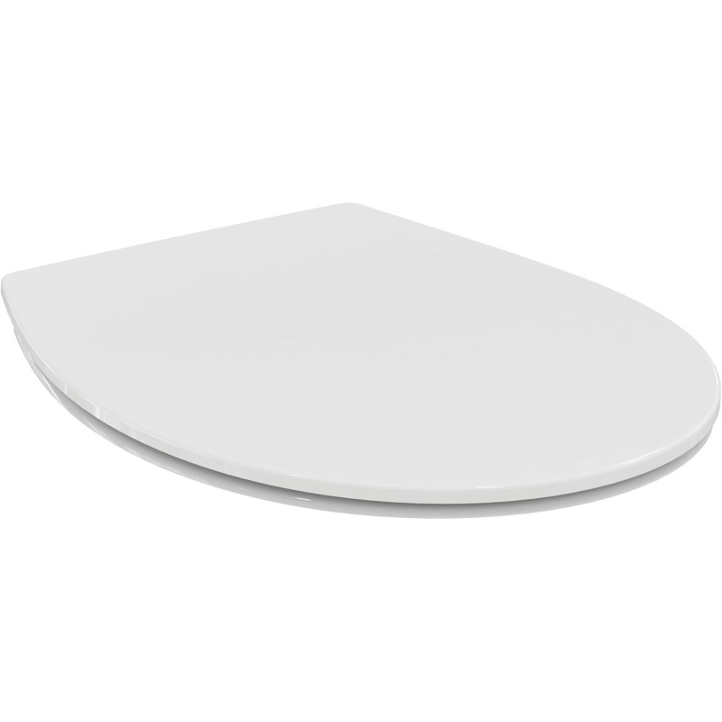 Ideal Standard Original Toilet Seat for Standard Toilets with Soft Close Mechanism - Universal Design Made of Duroplast in White