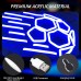 Football Bedroom Accessories for Boys, Football LED Light, Football LED Sign Wall Art Decor, Bedroom Wall Decor for Teen Boys Room, Sports Neon Sign, England Team Football Light