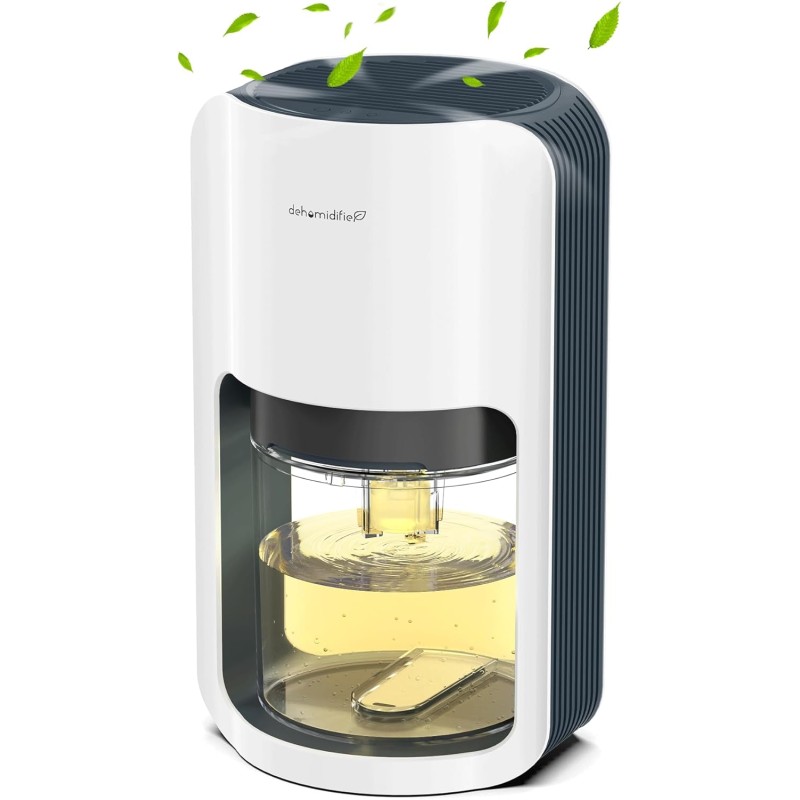 OMISOON Electric Dehumidifier, 1200 ml, Room Dehumidifier, Automatic Defrosting, 7 Colours Light, Ultra Quiet Dehumidifier for Home, Bedroom, Bathroom