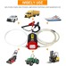 YaoFaFa 12V 60W Diesel Pump Oil Pump Fuel Transfer Pump Electric Oil Suction Pump with Hoses