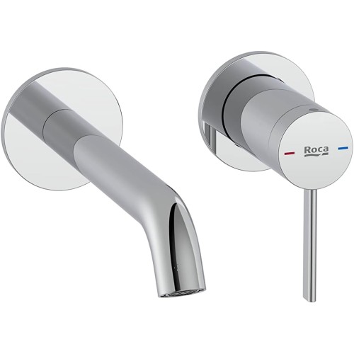 Roca Ona Collection A5A359EC00 Wall Mounted Sink Mixer Tap 180 mm Chrome