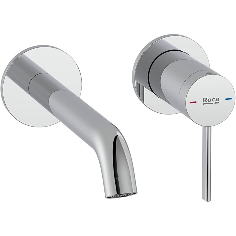 Roca Ona Collection A5A359EC00 Wall Mounted Sink Mixer Tap 180 mm Chrome