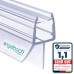 Engelbach® Shower Seal with Perfect Fit for 5-8 mm Glass Doors - Shower Door Seal with Extra-Thick Rubber Lip - For All Shower Types - 100% Waterproof - Easy Installation - 80 cm
