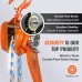 VEVOR Ratchet Hoist Steel 1.5T Load Capacity Pulley Hoist 2.8 m Lifting Height Lever Hoist Diameter 8 x 24 mm Lifting Chain Size Chain Hoist 240N Tensile Force Heavy Duty Double Lever Brake Ratchet