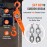 VEVOR Ratchet Hoist Steel 1.5T Load Capacity Pulley Hoist 2.8 m Lifting Height Lever Hoist Diameter 8 x 24 mm Lifting Chain Size Chain Hoist 240N Tensile Force Heavy Duty Double Lever Brake Ratchet