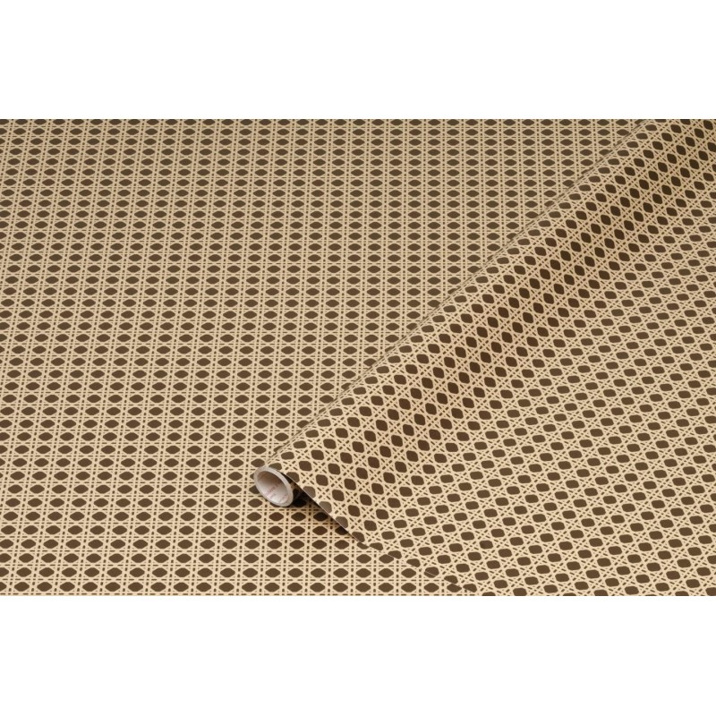d-c-fix Furniture Adhesive Film Woven Cane Rattan Look Brown 45 cm x 2 m – Furniture Film Self-Adhesive Decorative Film Cabinet Decorative Film Boho Style Pattern Modern