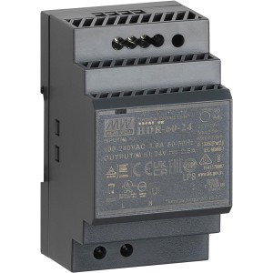 LEGRAND SP102 Row Mount Power Supply for EASYKIT Video Door Intercom Kit with 2-Wire Connector, Colour Monitor & Wide Angle Camera, 1/2 Family Home Set, Expandable