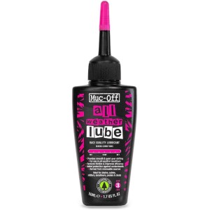 Muc-Off All-Weather Chain Lube All Weather Chain Oil, 50 ml - Biodegradable Grease Chain Grease, Chain Spray Bicycle, For All Types of Bikes - Formulated for All Weather Conditions