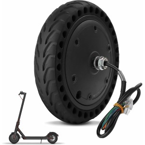 Yungeln Scooter Motor with Solid Rubber Tyres 36 V 250 W Motor Compatible with Xiaomi M365, 1S, Essential Electric Scooter
