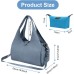 Aucuu Sports Bag, Travel Bag with Shoe Compartment & Wet Compartment, Large Gym Bag for Men and Women, Waterproof Training Bag, Yoga Bag for Yoga Accessories & Yoga Mats, Fitness Bag (Blue)