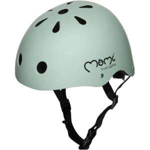 MoMi Mimi Kinderhelm verstellbar, Kopfumfang 47 – 58 cm (1-4 Jahre), stoß- und schlagfester Fahrradhelm für Kinder, 11 Lüftungsöffnungen, Schaumstoffpolsterung, Einstellbarer Kinnriemen