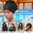 AMFUN Swimming Cap for Long Hair, 1 Piece Silicone Extra Large Swimming Cap, Stretchy and Non-Slip, Women and Men Swimming Cap for Dreadlocks, Curls, Hair Extensions, Braids (Black)