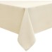 smiry Linen Look Tablecloth, Washable, Lotus Effect, Square, 100 x 140 cm, Linen Cloth, Water-Repellent, Stain Protection, Beige