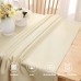 smiry Linen Look Tablecloth, Washable, Lotus Effect, Square, 100 x 140 cm, Linen Cloth, Water-Repellent, Stain Protection, Beige