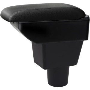 YJYWZH For Hyundai i10 2 Armrest 2021 2022 2023 Double Layer Centre Console Storage Box Armrest Centre Armrest Black