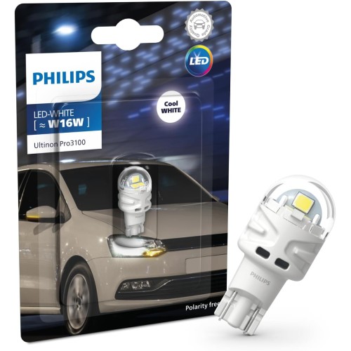 Philips Ultinon Pro3100 LED lampadina di segnalazione per auto (W16W white)