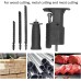Electric Reciprocating Saw Kit, Drill Adapter for Portable Jigsaw with 3 Saw Blades for Metal Wood Cutting Jigsaws