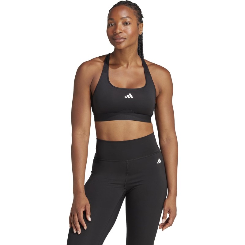 adidas Women's Powerreact Training Medium Support Bra Sports Bra